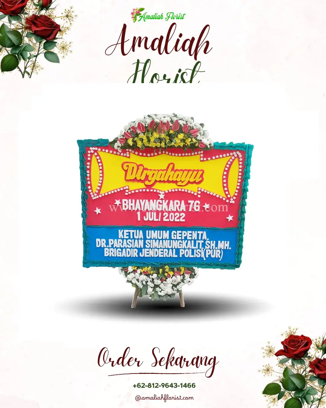 Papan Bunga HUT Ulang Tahun Bogor